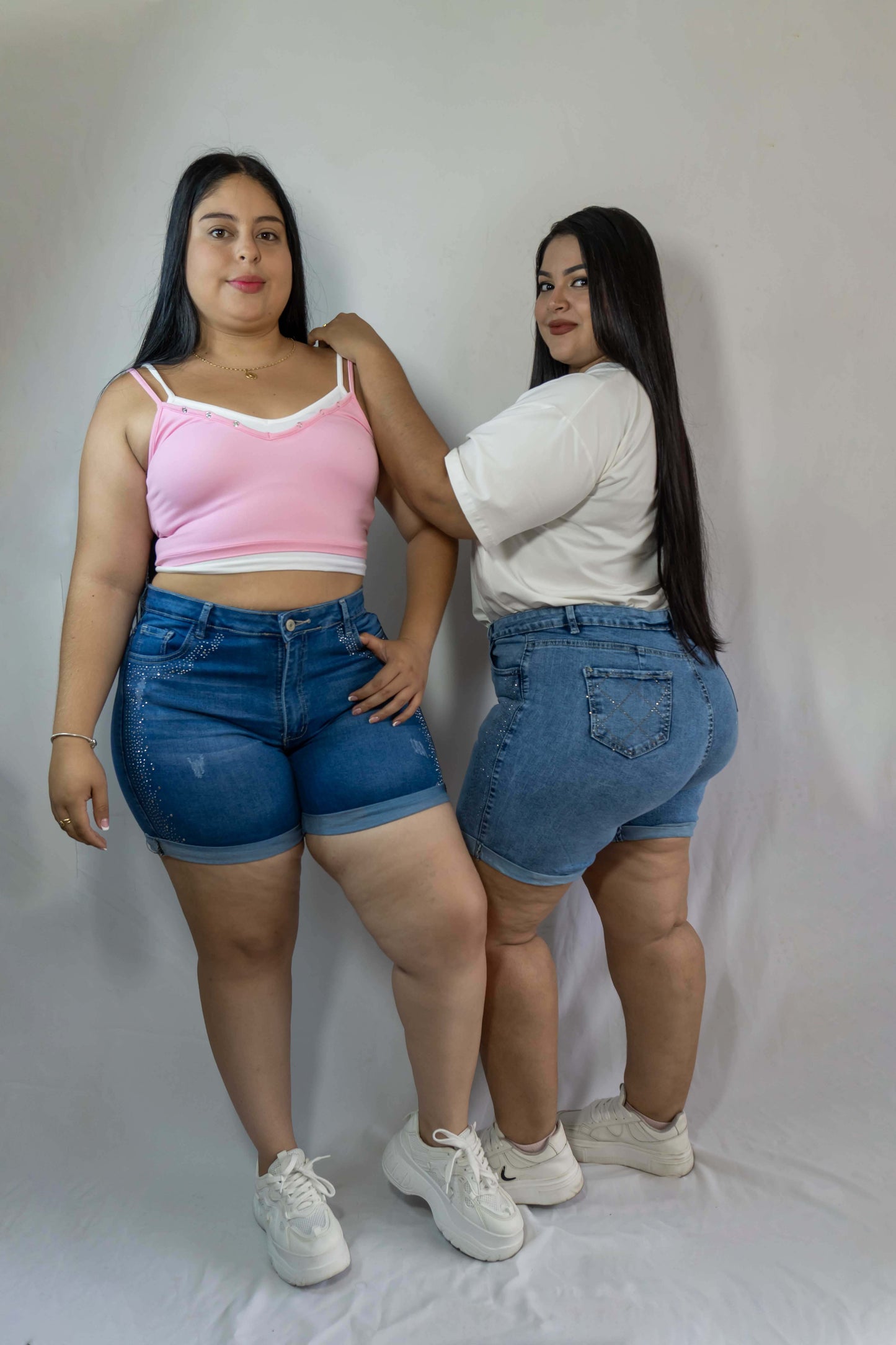 Short Brillos - Tela strech