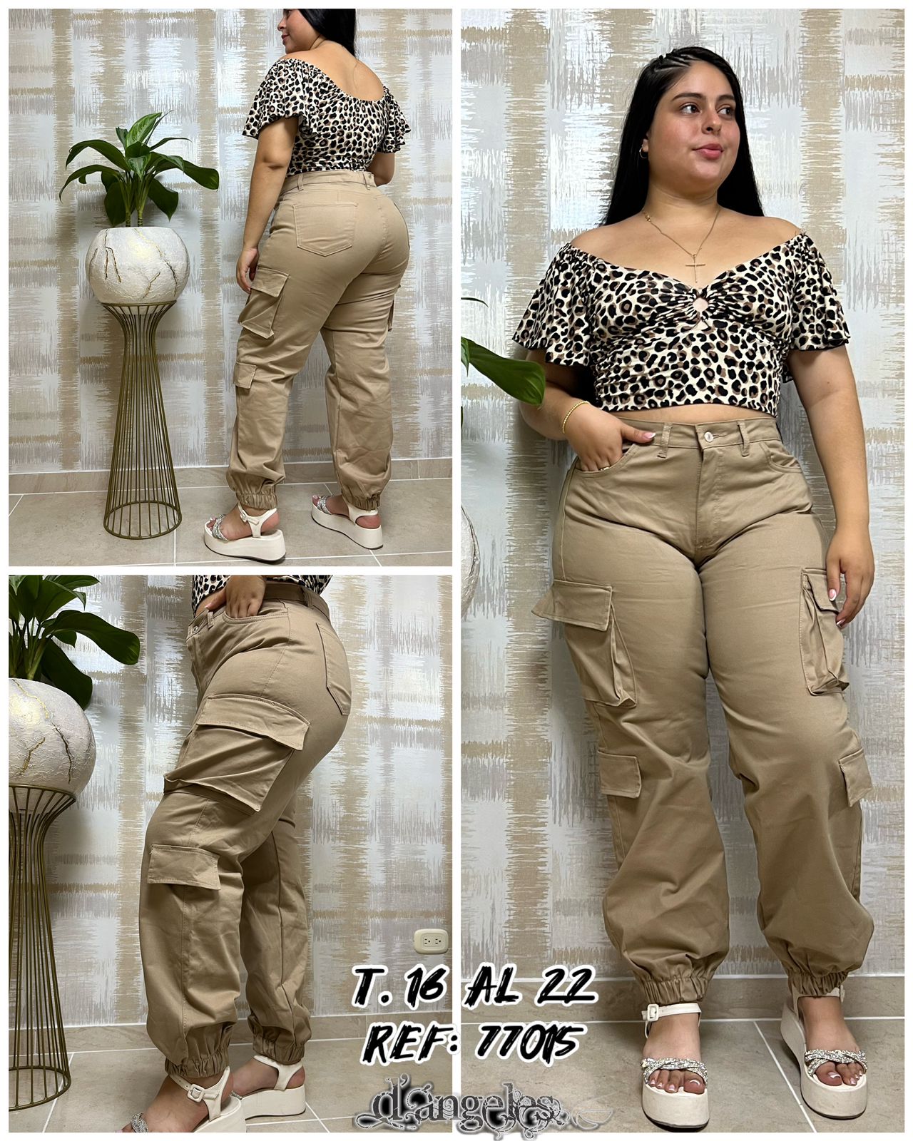 JEANS CARGO JOGUER DRILL – d'angeles jeans