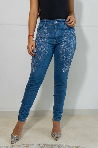 Jeans Skinny Brillos
