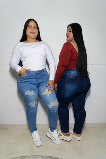 Jeans Skinny - Tela Strech Premuin