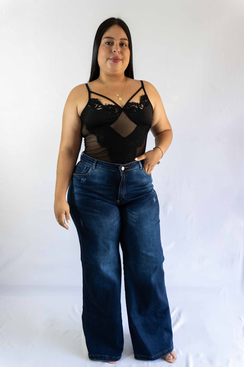 Wide Leg  Tela Strech Premiún