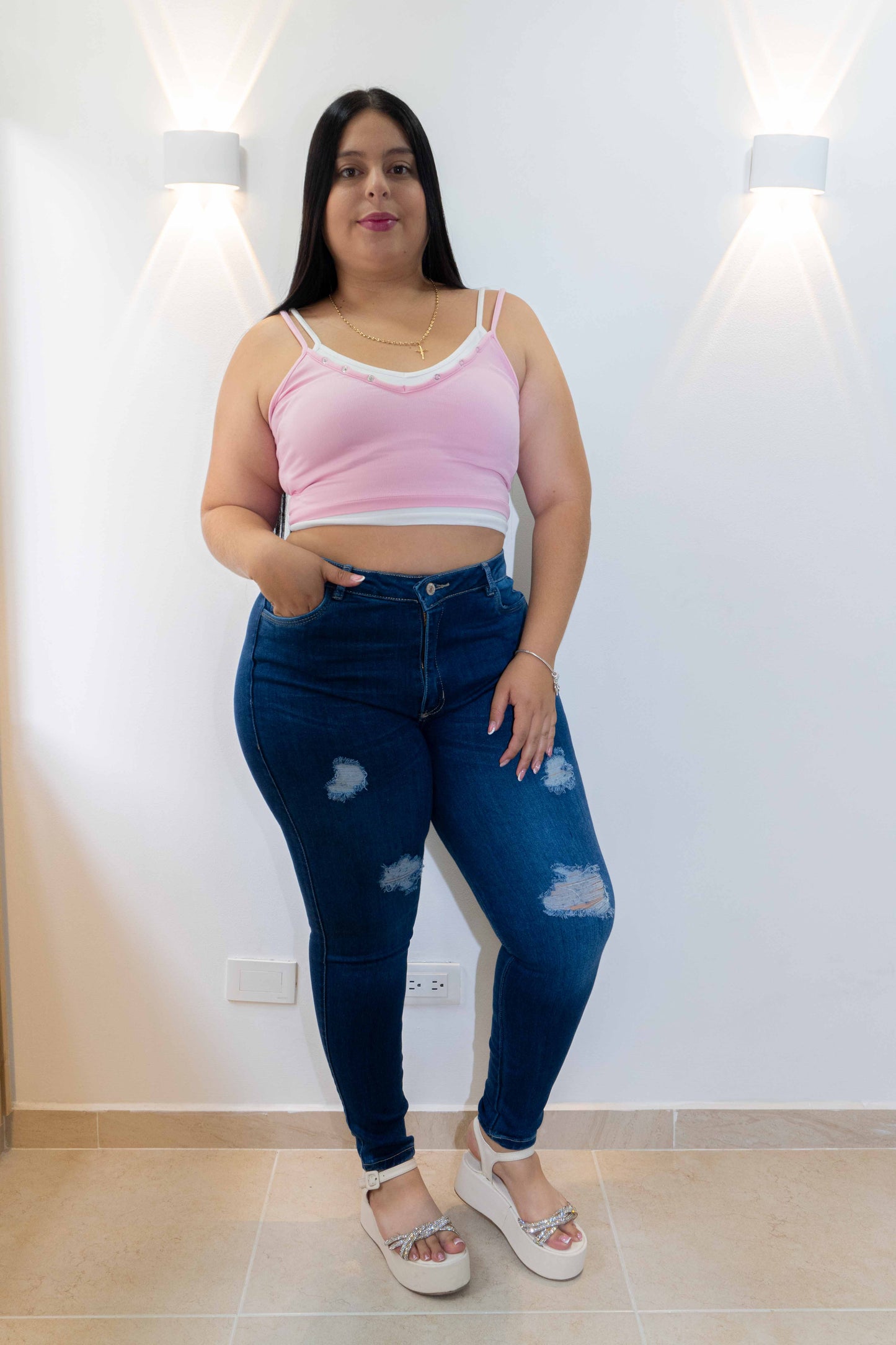 Jeans Skinny Rotos - Tela Strech Premiún Ref: 91019