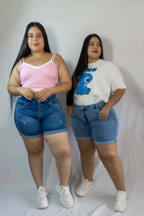 Short Brillos - Tela strech