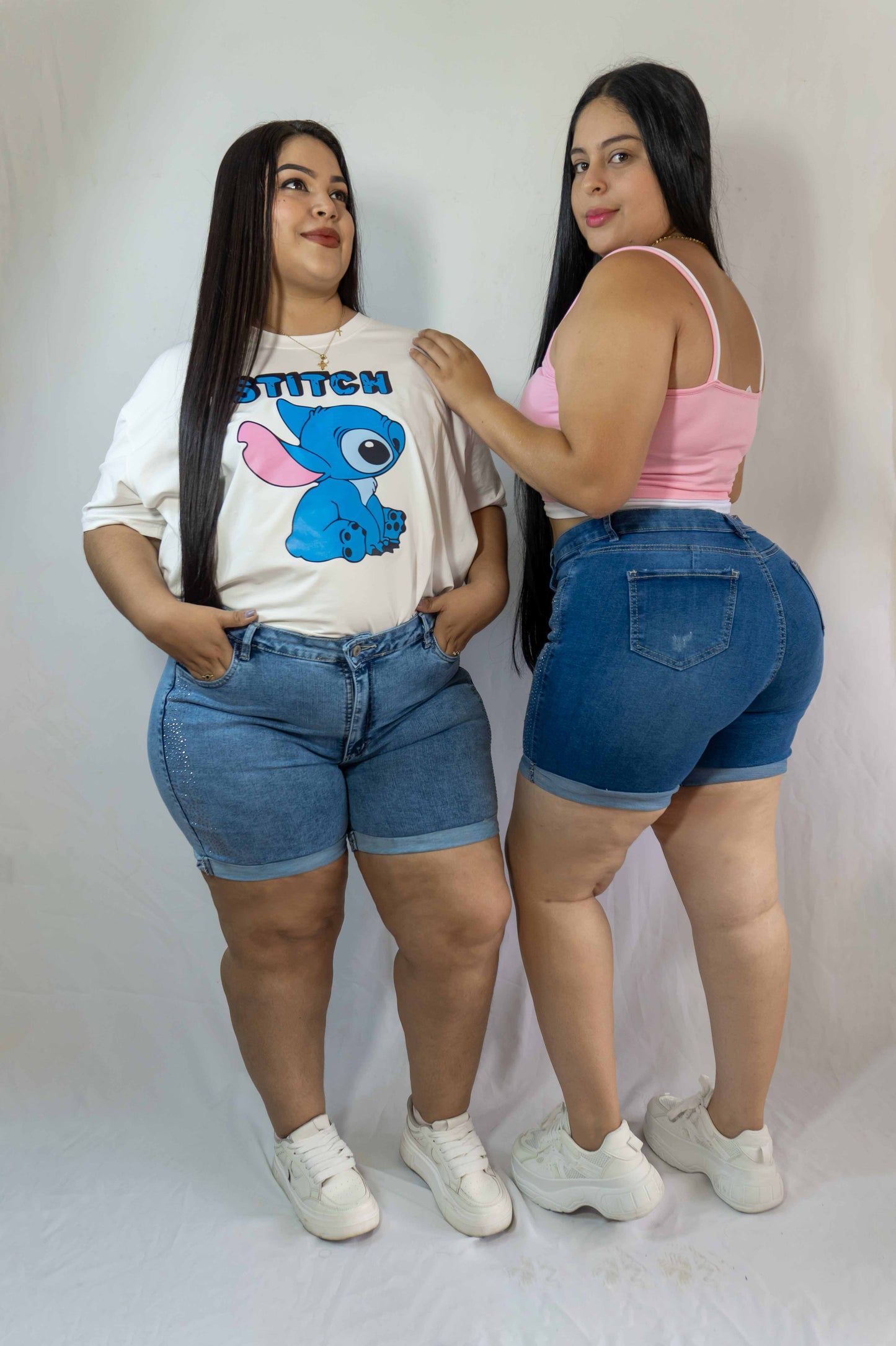 Short Brillos - Tela strech