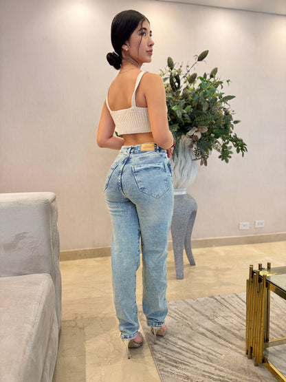 Bota recta - Tela Semistrech