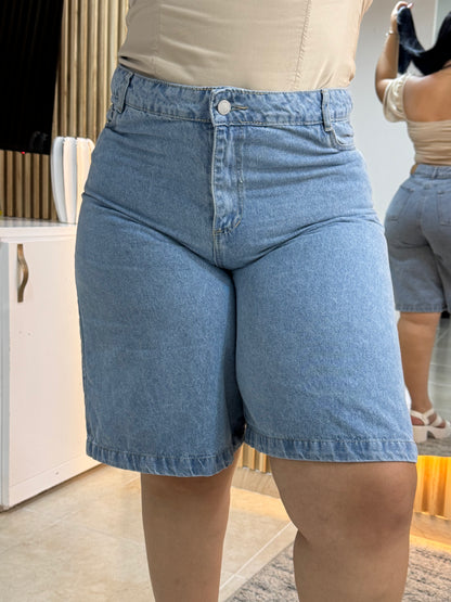 Bermuda Larga Tela Rigida