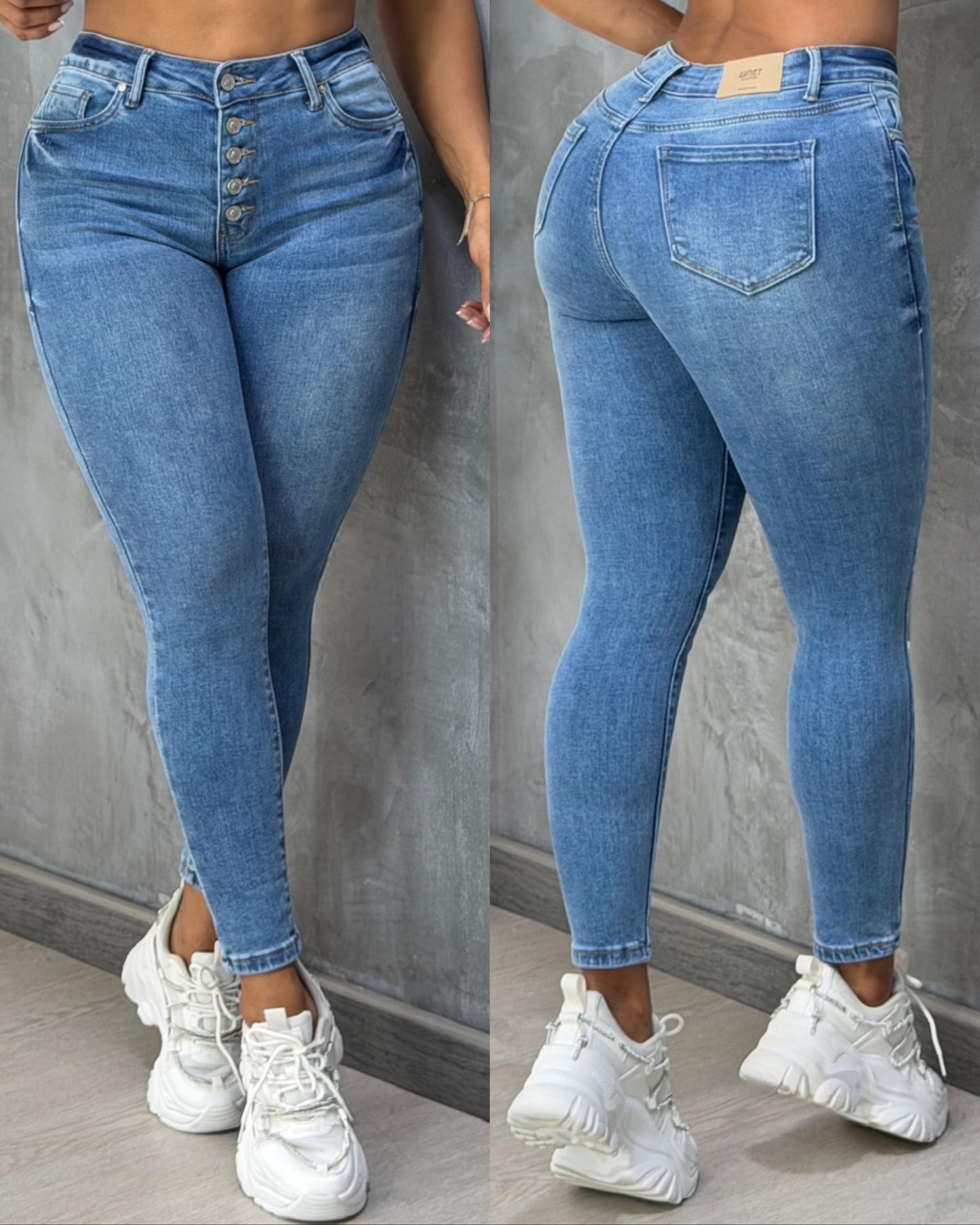 Jeans Skinny - Tela Strech