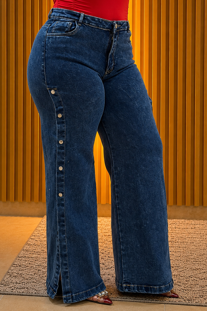 Wide Leg Taches - Tela Strech Premiun
