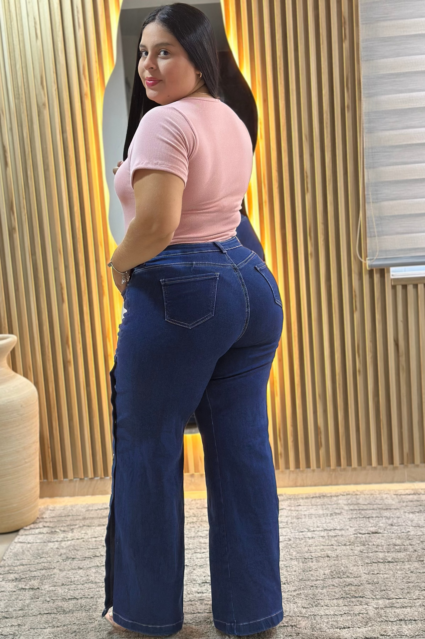 Wide Leg Taches - Tela Strech Premiun