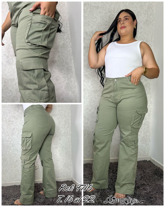 PANTALON CARGO DRIL