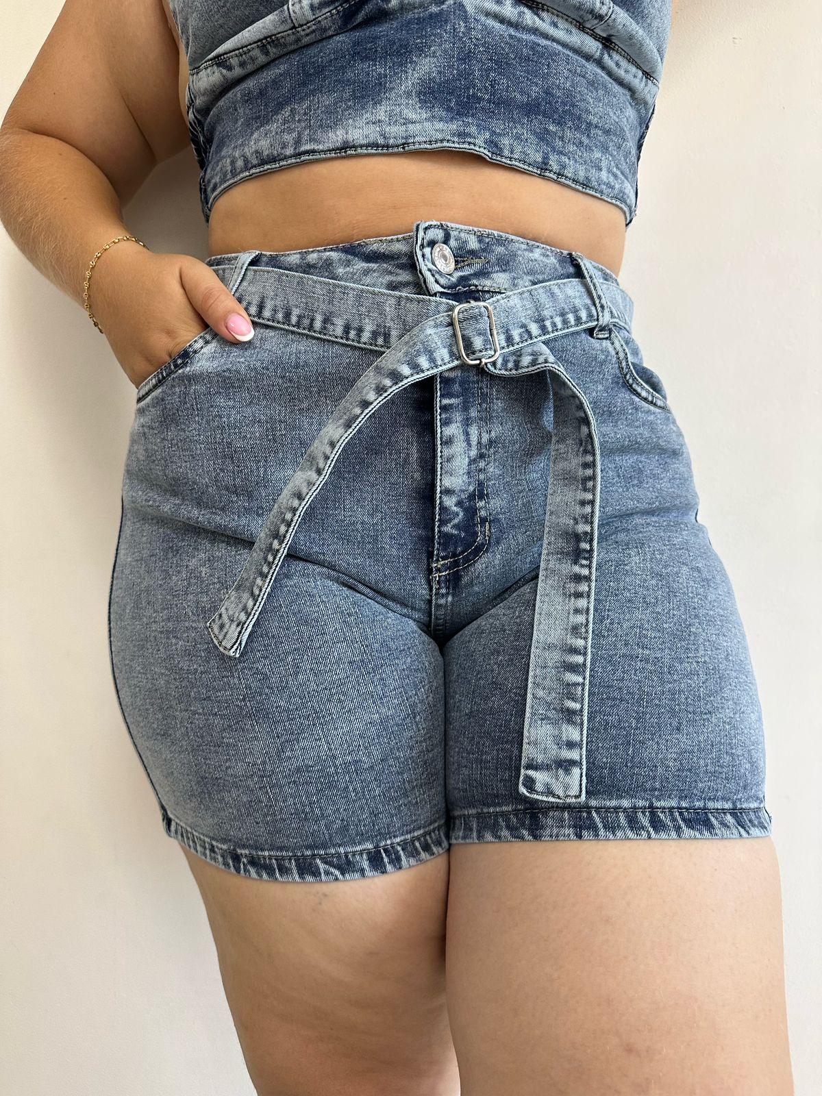 Conjunto Short- Tela strech