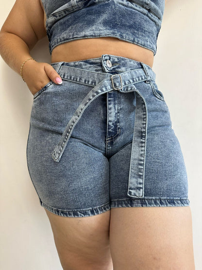 Conjunto Short- Tela strech