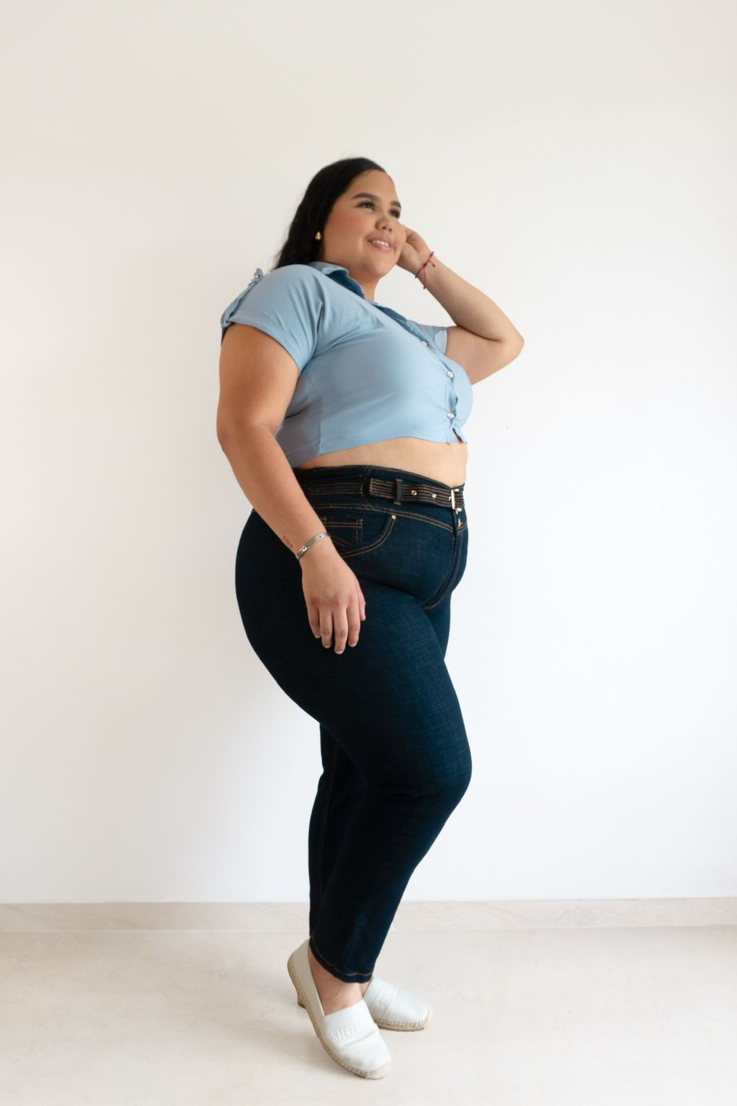 Jeans Bota Tubo - Oscuro