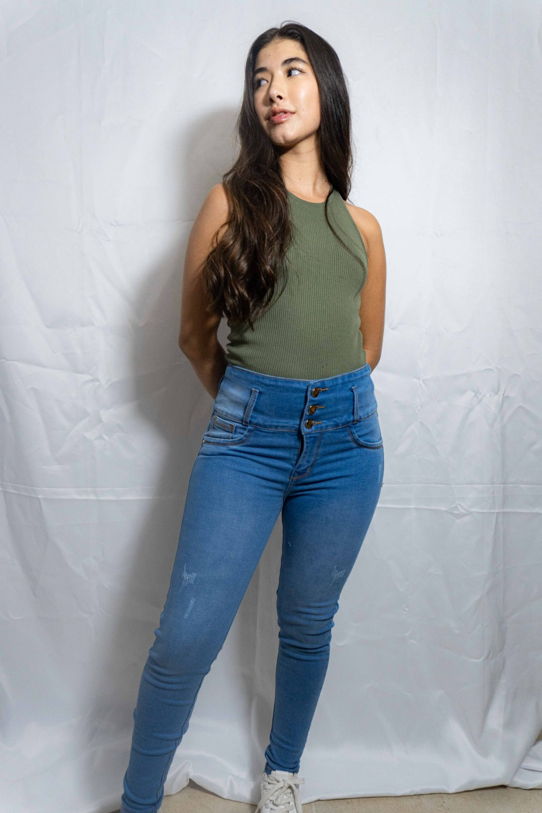 Jeans Pretina Ancha