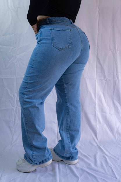 Wide Leg Tela Strech