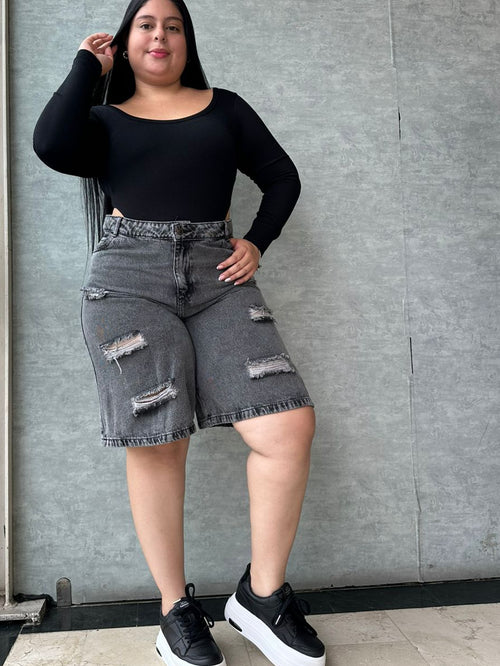 Bermuda Larga Tela Rigida