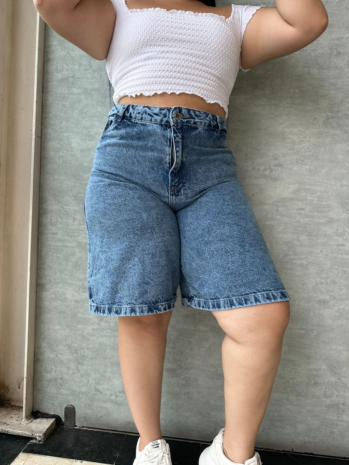 Bermuda Larga Tela Rigida