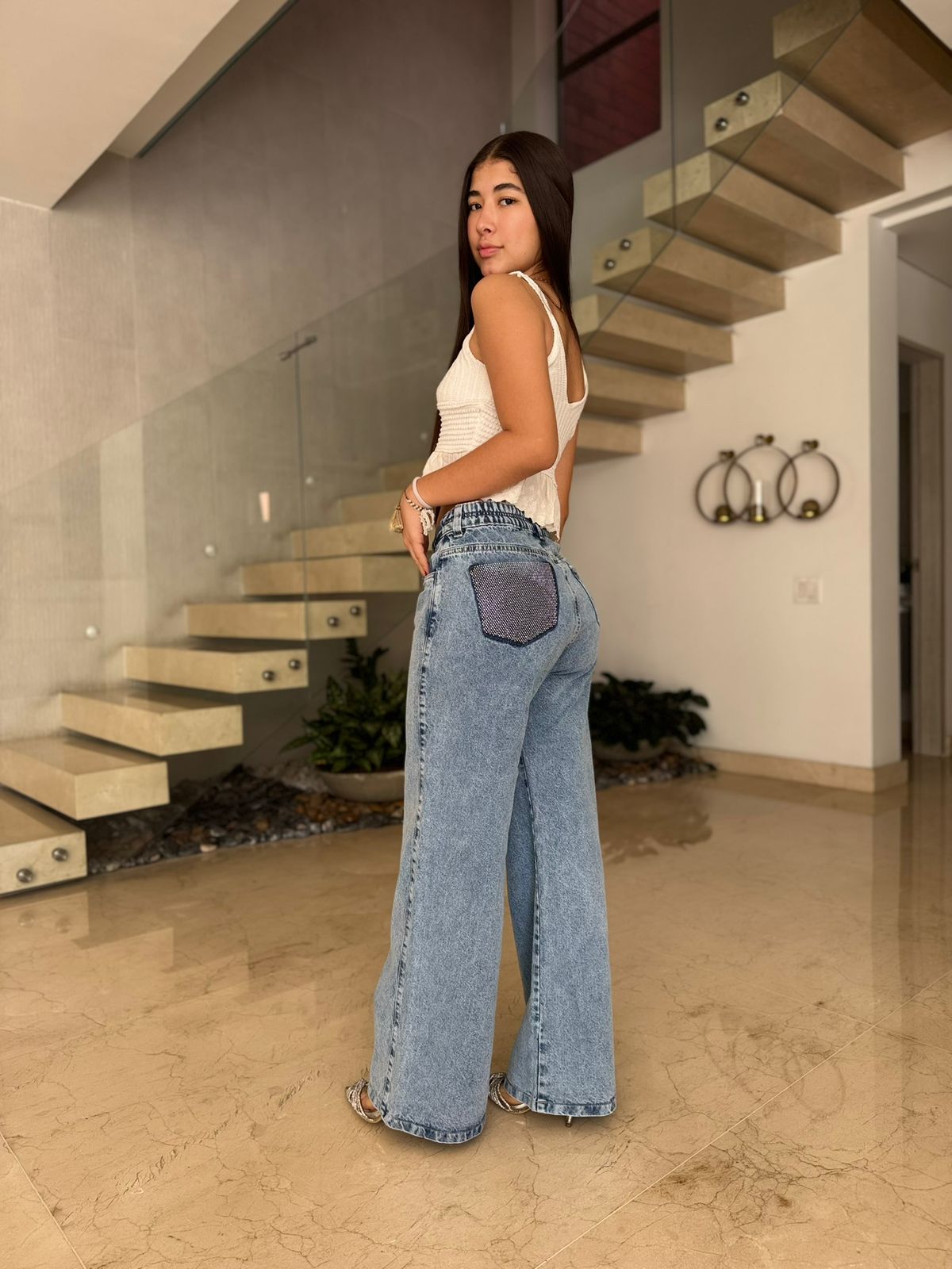 Wide Leg Europeo - Tela Rigida
