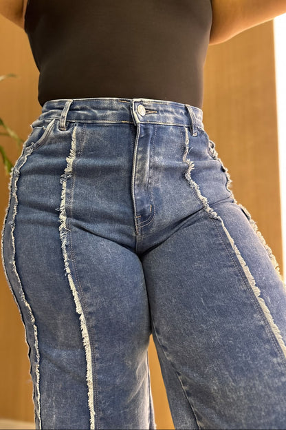 Bermuda Urbana Jaspeada - Tela strech