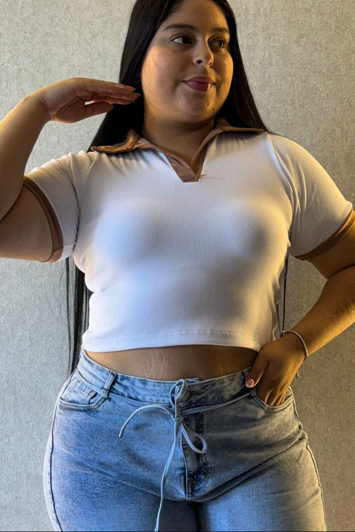 Blusa Polo Curvy