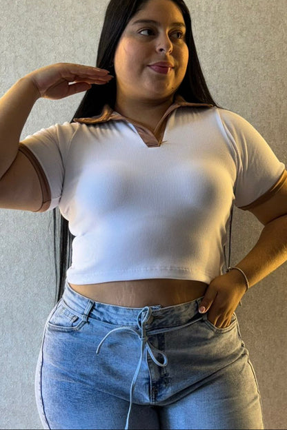 Blusa Polo Curvy